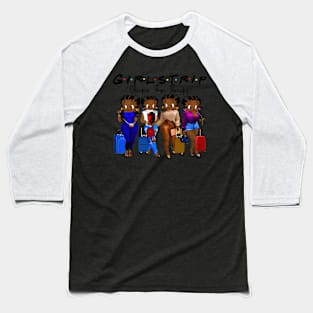 Girls Trip Betty Boop Cartoon Adventure Baseball T-Shirt